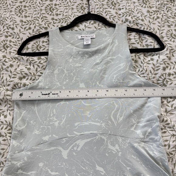 Athleta Santorini Thera Printed Dress‎ Womens Small Tall Sleeveless Athleisure - Picture 9 of 10